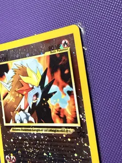 1995 Pokemon Black Star Promo Reverse Holo #34 Entei LP Original Owner - Image 5