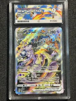 Pokemon TCG Mewtwo VStar GG44/GG70 Crown Zenith Full Art ACE 9 - Image 1