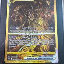 2023 POKEMON CROWN ZENITH GALARIAN GALLERY #GG69/GG70 GIRATINA VSTAR SGC 9.5 - Image 3
