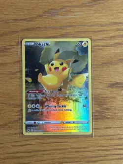 Pokemon Pikachu GG30/GG70 Crown Zenith Galarian Gallery Ultra Rare Holo FA - Image 4