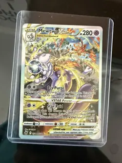 Pokemon Mewtwo VSTAR GG44/GG70 Crown Zenith Galarian Gallery Holo Ultra Rare - Image 1