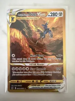 Pokemon TCG Origin Forme Dialga VSTAR GG68/GG70 Crown Zenith Secret Rare NM - Image 1