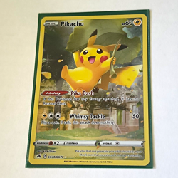 Pokemon TCG Pikachu GG30/GG70 Crown Zenith Galarian Gallery Ultra Rare Holo Eng - Image 1