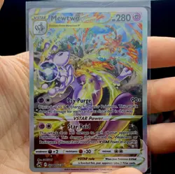 Pokemon TCG Mewtwo VSTAR GG44/GG70 Crown Zenith Galarian Gallery Holo UR EN - Image 1