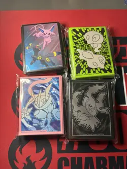 4 x Pokemon TCG Sleeves Bundle Trading Card Game Accessories - Image 1