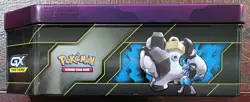 † TAG TEAM Pokemon-GX Trading Card Game Empty Tin • Mewtwo & Mew • FREE postage! - Image 5