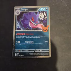 Gengar #57/91 Cosmos Holo Pokemon Card TCG Halloween Trick Or Trade 2024 - Image 1