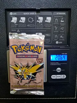 1999 Pokemon Fossil Booster Pack Zapdos Factory Sealed Trading Card Game - Image 4
