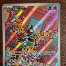 Sigilyph - 121/086 #121/86 (Full Art Holo) (NM) SV: White Flare WHT NM Condition - Image 2