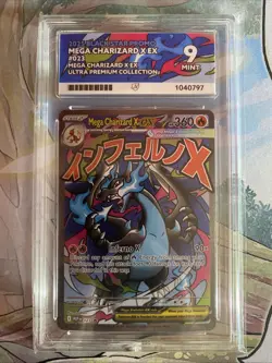 Pokemon TCG Mega Charizard X Ex 023 Black Star Promo Ace Mint 9 - Image 1