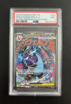 Mega Charizard X ex 023 PSA 9 - Black Star Promo - Pokemon TCG - Image 1