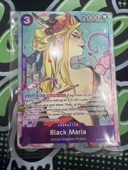 One Piece TCG Black Maria OP08-074 Illustration Box Vol.2 Promo SEALED Foil. III - Image 1