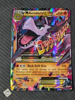 M Aerodactyl EX XY98 - XY Promo Ultra Rare Holo Pokemon TCG HP - Image 1