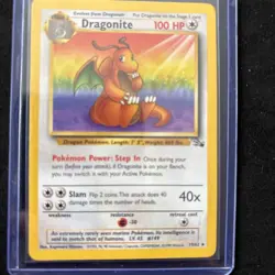 Pokemon TCG 1999 Fossil Dragonite 19/62 1st Edition Rare Card LP/NM Condition - Image 1