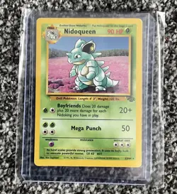 1999 Pokemon NIDOQUEEN Jungle Set 1ST EDITION Rare NON HOLO Card 23/64 MINT - Image 1