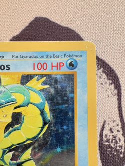Pokemon Gyarados 6/102 Base Set 1st Edition Holo Rare WOTC Vintage 1999 MP - Image 3