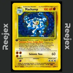 Machamp - 8/102 - Holo Rare - 1st Edition - Base Set - Pokemon Card - HP - Image 1
