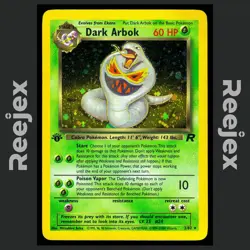 Dark Arbok - 2/82 - Holo Rare - 1st Edition - Team Rocket - Pokemon Card - HP - Image 1