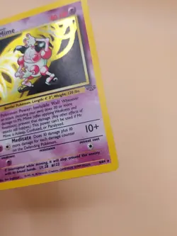 Mr. Mime 1st Edition Jungle Holo Rare No. 6/64 Pokemon Card - 1999 - Image 3