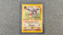 Pokemon Aerodactyl 1/62 Fossil 1st Edition Holo Rare 60 HP Wizards of the Coast - Image 5