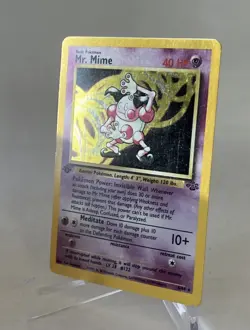 Mr. Mime 6/64 1st Edition Lightly Played Holo Rare Jungle 1999 Pokemon WOTC Card - Image 2