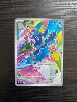 Pokemon First Partner Illustration Series 1 Alola Trio Popplio Litten Rowlet NM - Image 2