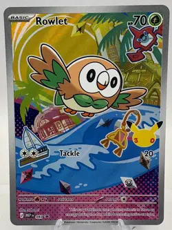Rowlet Litten Popplio MEP 043 044 First Partner Series 1 Alola Set - Pokemon TCG - Image 2