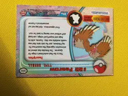 Topps Pokemon TV Animation Edition #22 Fearow Hologram 1999 English - Image 4