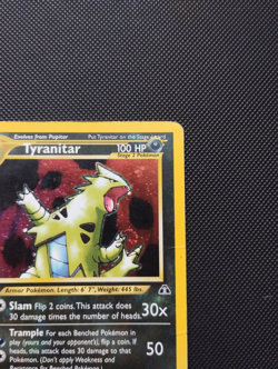 Pokemon Tyranitar 12/75 - 1ST Edition | Neo Discovery | ENG (light played) HOLO - Image 2
