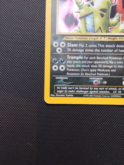 Pokemon Tyranitar 12/75 - 1ST Edition | Neo Discovery | ENG (light played) HOLO - Image 4
