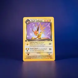 Pokemon Dark Jolteon 38/82 1st Edition Team Rocket Rare WOTC NM Vintage Card - Image 1