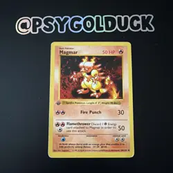 Magmar 1st Edition Shadowless Pokemon Base Set 36/102 B14 - Image 1