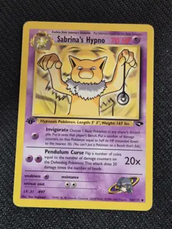Pokemon TCG Sabrina's Hypno 56/132 - 1st Edition Gym Challenge Non Holo Card NM - Image 1