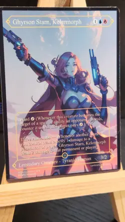 MTG Ghyrson Starn Kelemorph Fanart Borderless Style Card Playtest Commander - Image 2