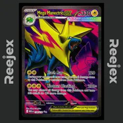 Mega Manectric ex - 158/132 - Ultra Rare - Mega Evolution - Pokemon Card - NM/M - Image 1