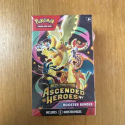 Pokemon TCG: Ascended Heroes Booster Bundle (6 Packs) - Brand New & Sealed - Image 1