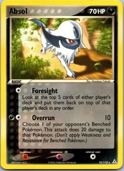 ABSOL 18/110 R HOLON PHANTOMS POKEMON LP - Image 1