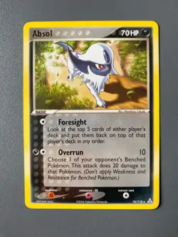 Absol 18/110 Rare Non Holo EX Holon Phantoms Pokemon Card LP - Image 1