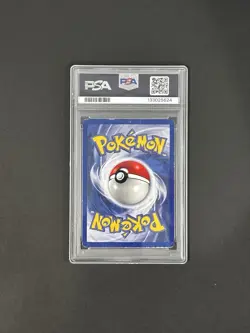 1999 Pokemon Game 1st Edition Shadowless #8 Machamp Holo PSA 5 - Image 2
