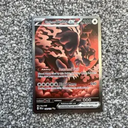 Pokemon TCG Prismatic Evolutions Bloodmoon Ursaluna EX Card 168/131 SIR - Image 1