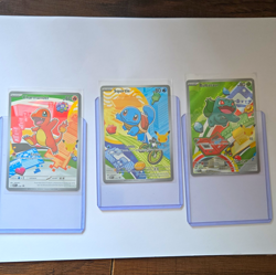 Pokemon First Partners Series1 Holo Full Art Lot 3 Charmander Squirtle Bulbasaur - Image 1