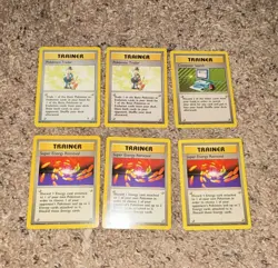 Vintage Pokemon Card Rare Trainer Lot - WOTC Base Set Computer Search & Playsets - Image 1