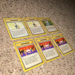 Vintage Pokemon Card Rare Trainer Lot - WOTC Base Set Computer Search & Playsets - Image 2
