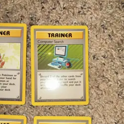 Vintage Pokemon Card Rare Trainer Lot - WOTC Base Set Computer Search & Playsets - Image 3