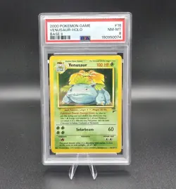 ✅Free Tracked Shipping - Venusaur 18/130 Base Set 2 Holo Rare PSA 8 Pokemon - Image 1