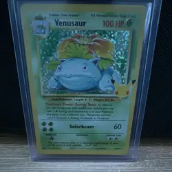 Wizards of the Coast Pokemon TCG Base Set Holo Rare Venusaur 15/102 100 HP - Image 1