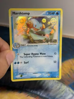 Marshtomp 36/106 Ex Emerald Reverse Holo Foil Gen 3 Era Stamped Pokemon Card - Image 3