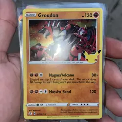 Pokemon Groudon 130 Card Legendary Pokemon Promo GameStop, New Sealed - Image 1