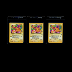 Pokemon 3 LOT Birthday Pikachu Holo 24 Celebrations Classic 25th Anniversary - Image 1