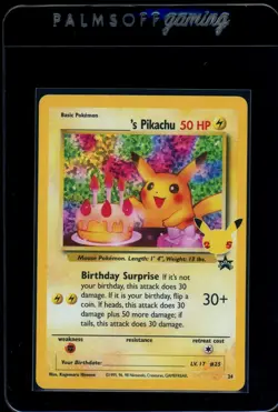 Pokemon 3 LOT Birthday Pikachu Holo 24 Celebrations Classic 25th Anniversary - Image 4